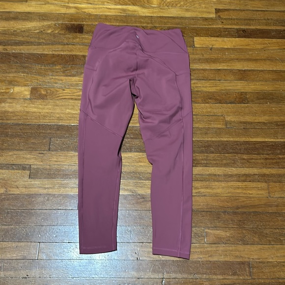 90 Degree Women’s Ankle Length Leggings, Pockets, Mauve, Sz Lg - Picture 4 of 4